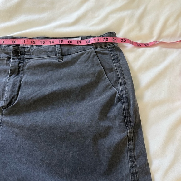 🌼GAP Girlfriend Chinos in Washed Black w Tuxedo Trim size 20 - Picture 6 of 8